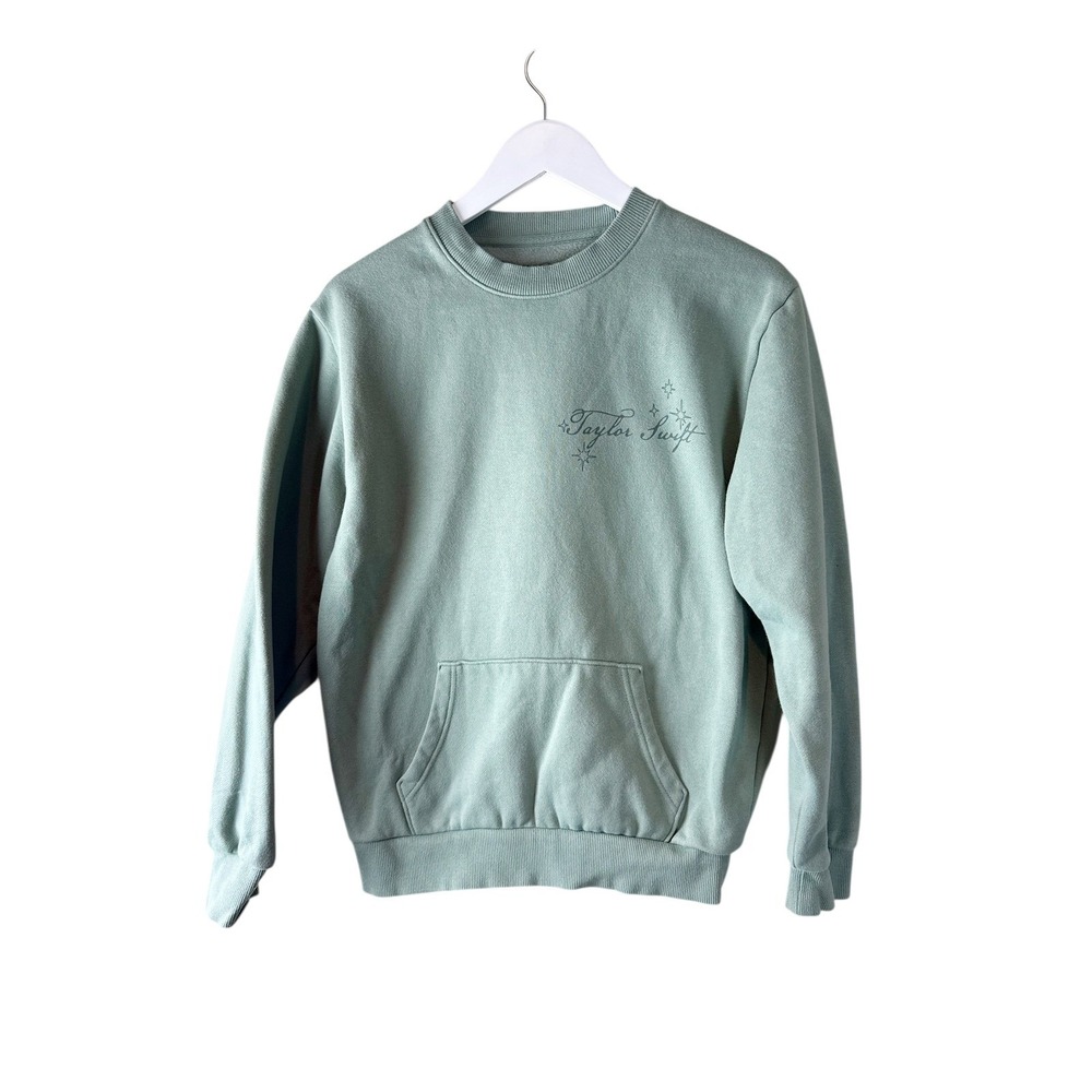 Taylor Swift Self Titled‎ Danced All Night Long Kanga Sweatshirt Green Crew XS